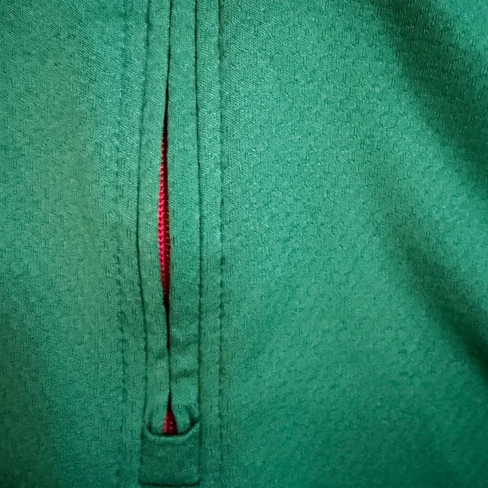 NHL Minnesota Wild Mens 2XL Quarter Zip Pullover Jacket Green Knights Apparel